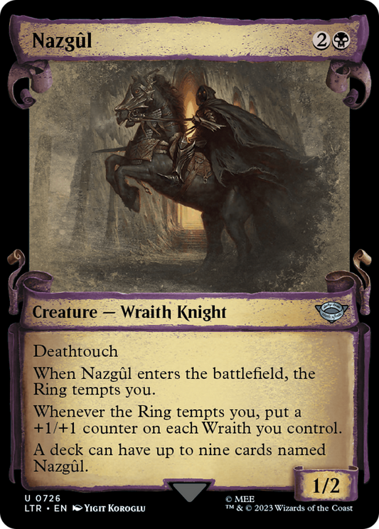 Nazgul (0726) (Showcase) - Silver Foil
