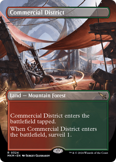 Commercial District (0324) (Borderless) - Foil