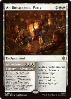 An Unexpected Party // At the Door (0029) (HOB) - Foil