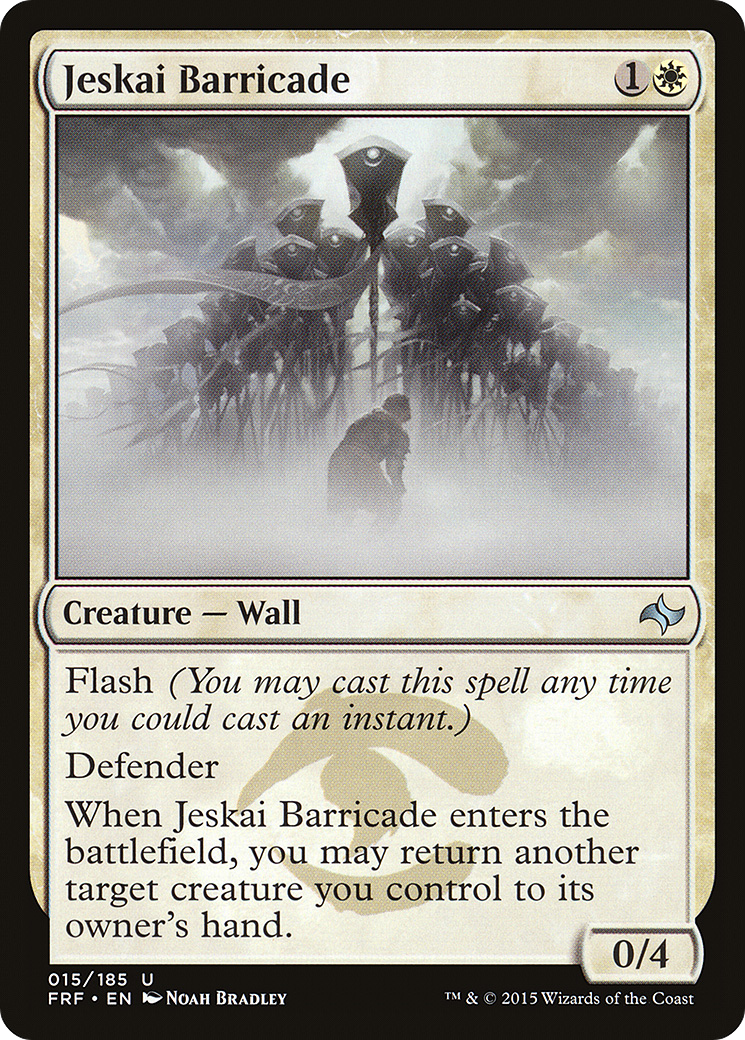Jeskai Barricade - Foil