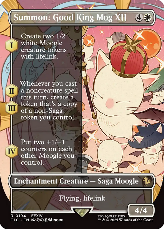 Summon: Good King Mog XII (0194) (Borderless) - Foil