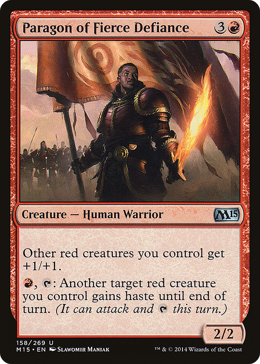 Paragon of Fierce Defiance - Foil