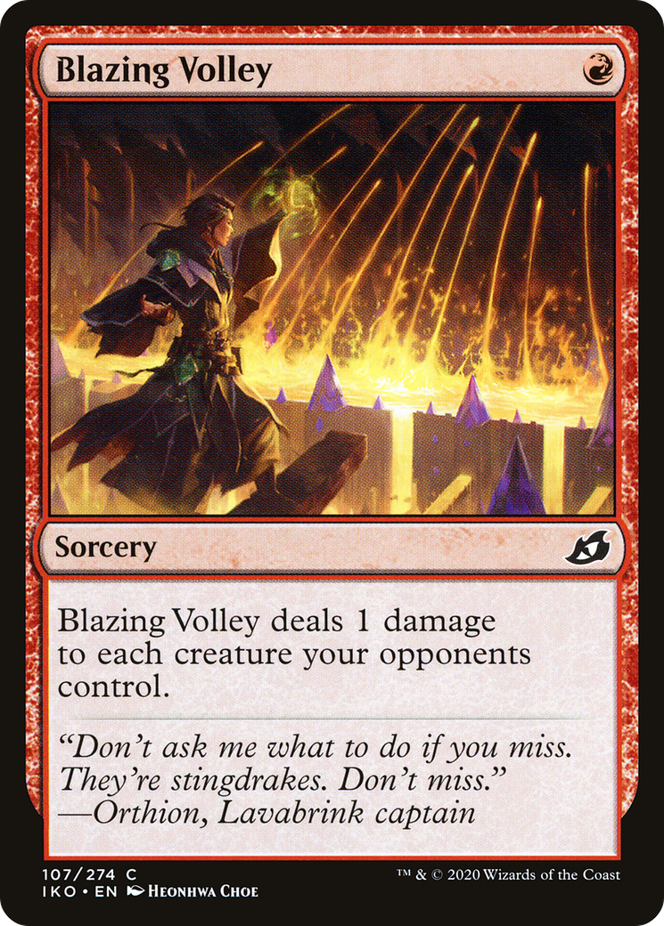 Blazing Volley - Foil