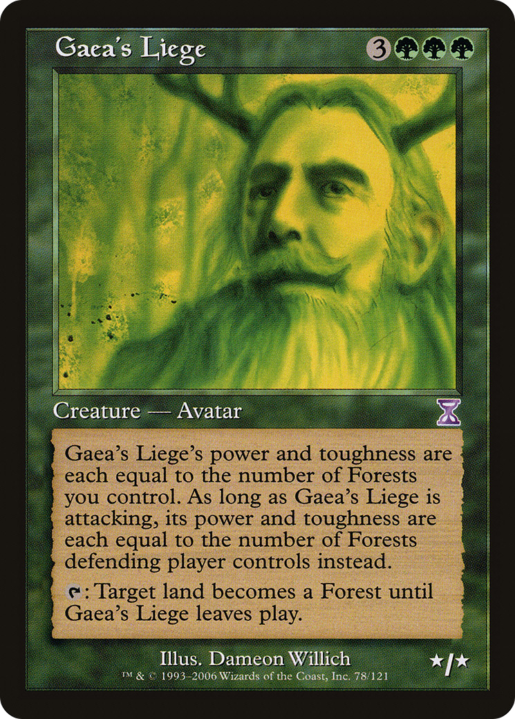 Gaea's Liege - Foil