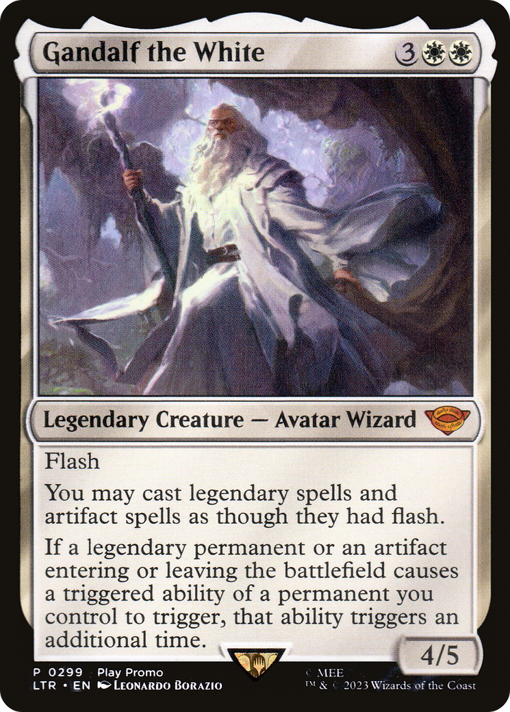 Gandalf the White (0299) (Play Promo) (LTR) - Foil