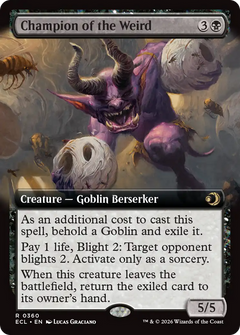 Champion of the Weird (0360) (Extended Art) (ECL) - Foil