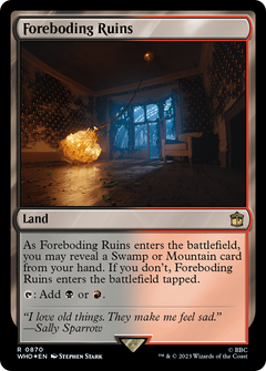 Foreboding Ruins (0870) - Surge Foil