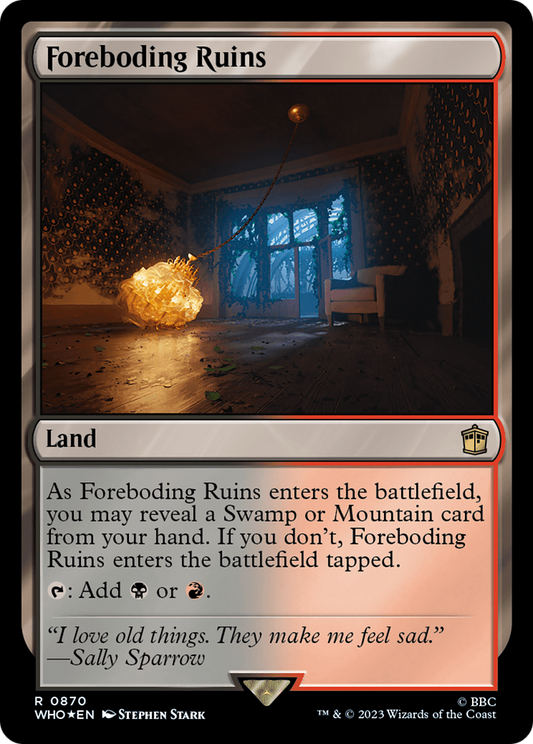 Foreboding Ruins (0870) - Surge Foil