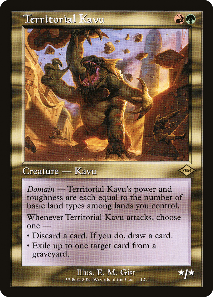 Territorial Kavu (425) (Retro Frame)