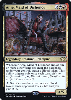 Anje, Maid of Dishonor (231) (Prerelease) - Foil