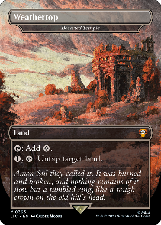 Weathertop [Deserted Temple] (0363) (Borderless) - Foil