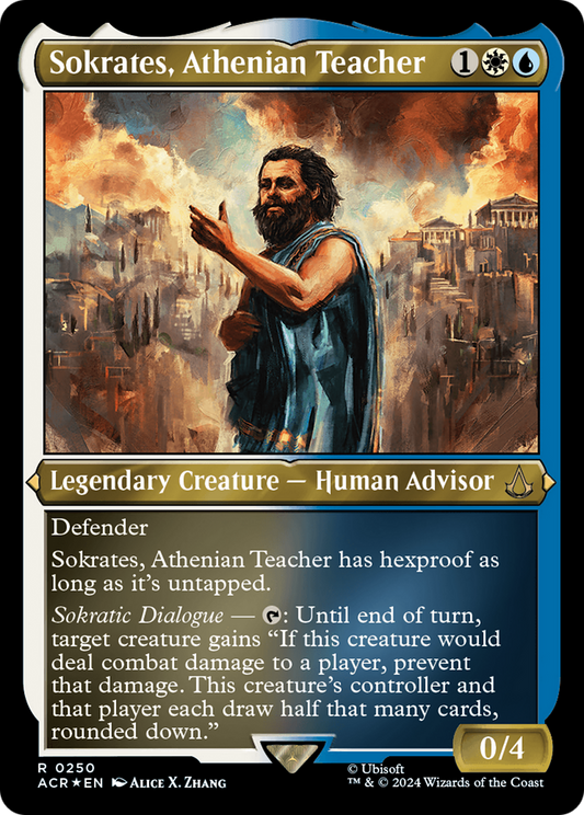 Sokrates, Athenian Teacher (0250) - Foil Etched