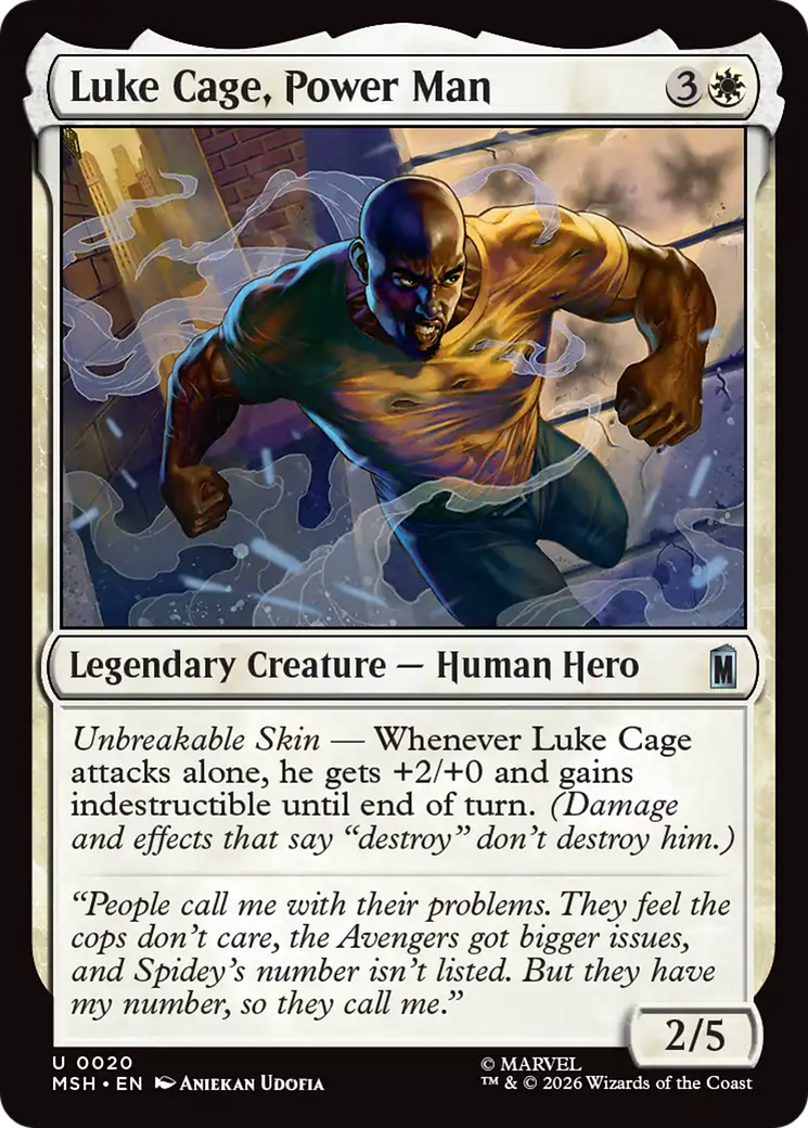 Luke Cage, Power Man  (MSH) - Foil