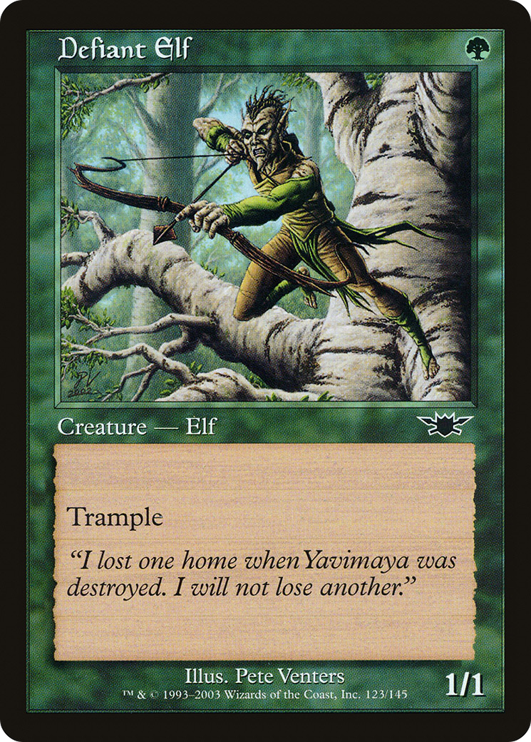 Defiant Elf - Foil