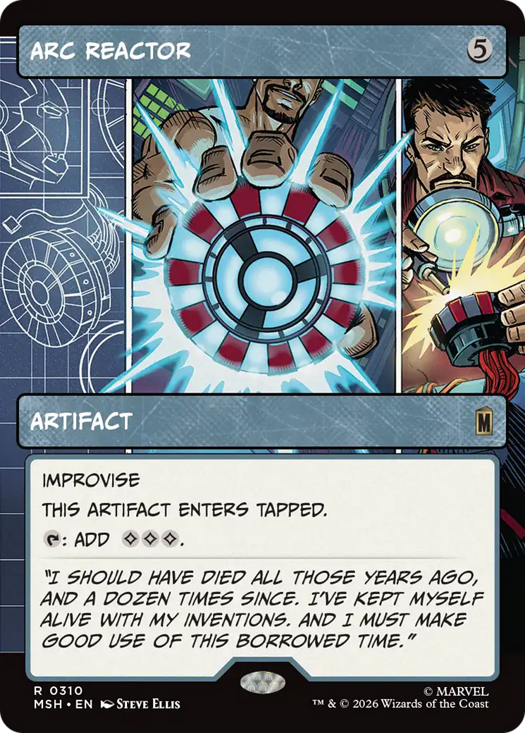 Arc Reactor (0310) (Borderless) (MSH) - Foil