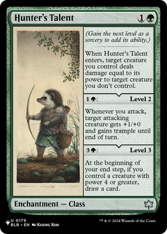 Hunter's Talent (BLB-0179) (PLST)