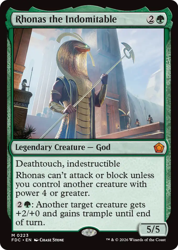 Rhonas the Indomitable (FDC)