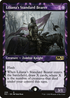 Liliana's Standard Bearer (299) (Showcase) - Foil