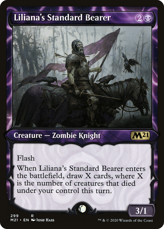 Liliana's Standard Bearer (299) (Showcase) - Foil