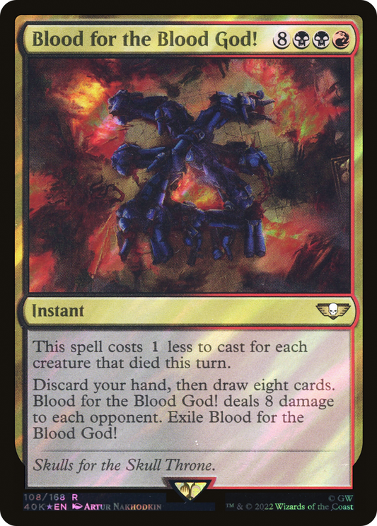 Blood for the Blood God! - Surge Foil