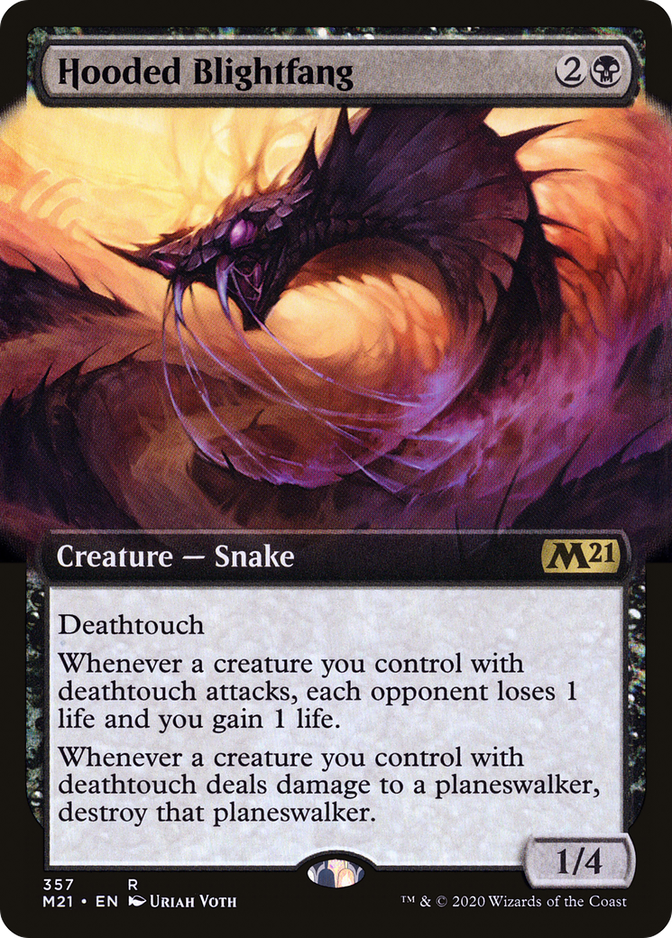 Hooded Blightfang (357) (Extended Art)