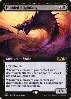 Hooded Blightfang (357) (Extended Art)