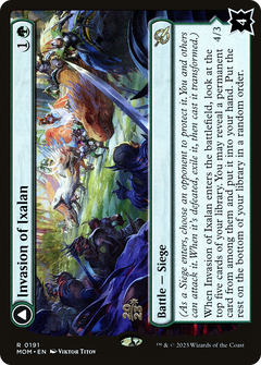 Invasion of Ixalan // Belligerent Regisaur (0191) (Prerelease) (PMOM) - Foil