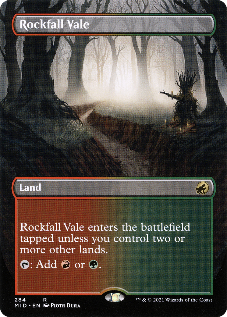 Rockfall Vale (284) (Borderless) - Foil