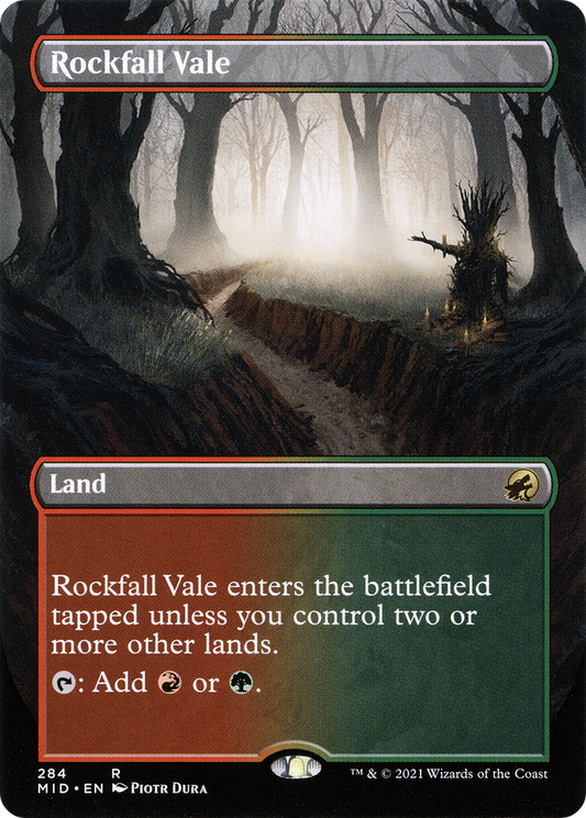 Rockfall Vale (284) (Borderless) - Foil