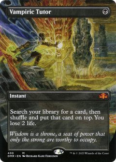 Vampiric Tutor (430) (Borderless) - Foil