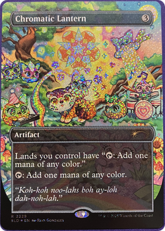 Chromatic Lantern (2329) (Borderless) - Confetti Foil sld