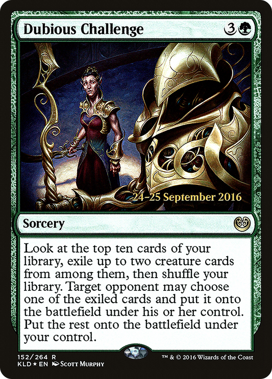 Dubious Challenge (152) (Prerelease) - Foil