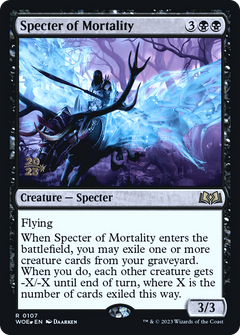 Specter of Mortality (0107) (Prerelease) - Foil