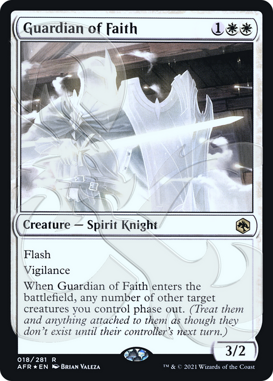 Guardian of Faith (018) (Ampersand) - Foil