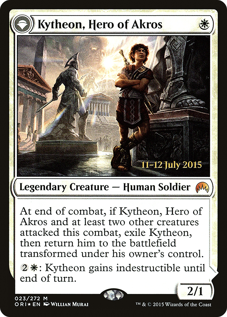 Kytheon, Hero of Akros // Gideon, Battle-Forged (023) (Prerelease) (PORI) - Foil