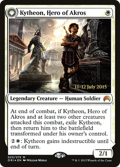 Kytheon, Hero of Akros // Gideon, Battle-Forged (023) (Prerelease) (PORI) - Foil