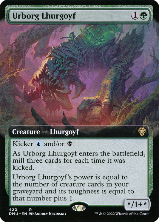 Urborg Lhurgoyf (420) (Extended Art)