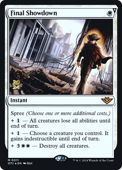 Final Showdown (0011) (Prerelease) - Foil