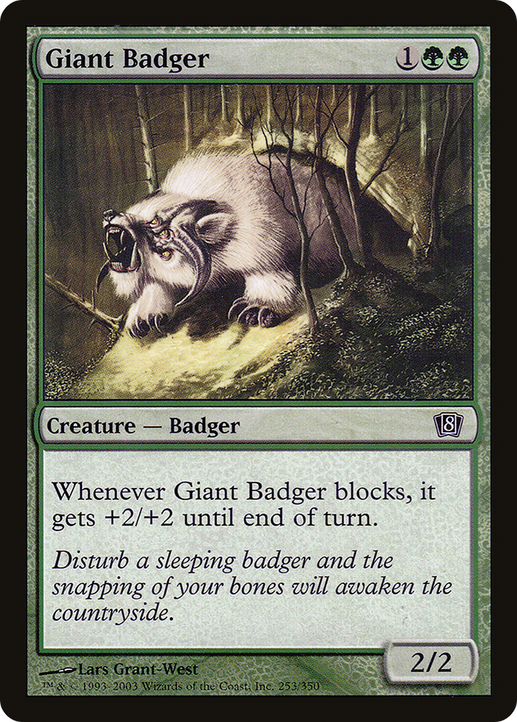 Giant Badger - Foil