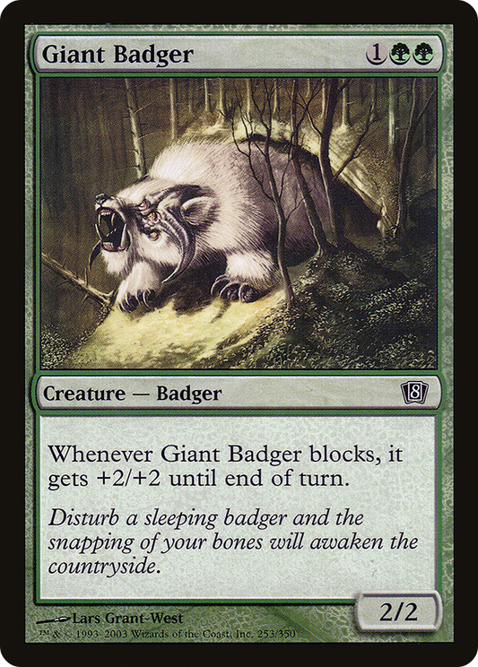 Giant Badger - Foil