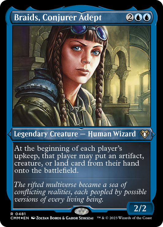 Braids, Conjurer Adept (0481) - Foil Etched
