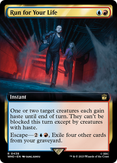 Run for Your Life (0438) (Extended Art) - Foil
