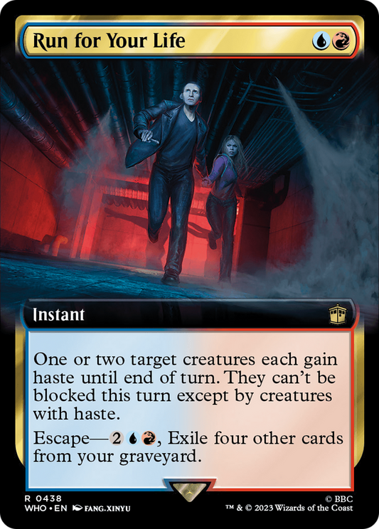 Run for Your Life (0438) (Extended Art) - Foil