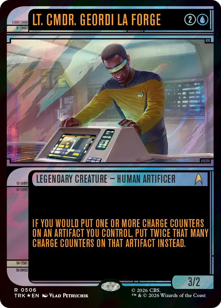 Lt. Cmdr. Geordi La Forge (0506) (Showcase) (TRK) - Surge Foil