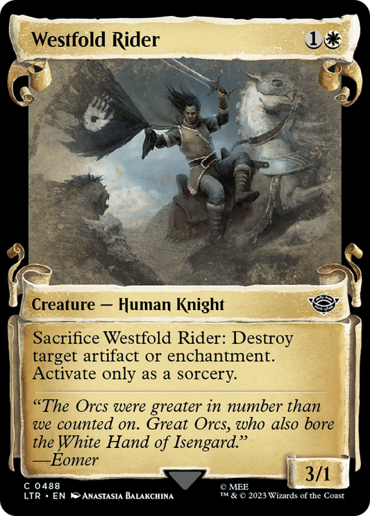 Westfold Rider (0488) (Showcase) - Silver Foil