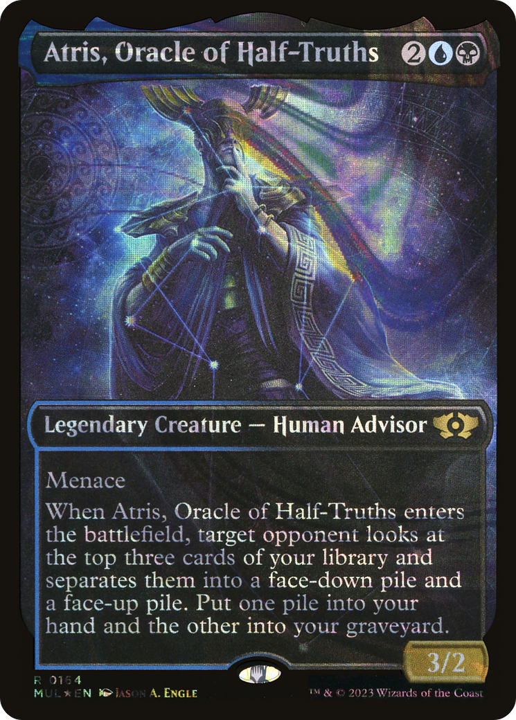 Atris, Oracle of Half-Truths (0164) (Showcase) - Halo Foil