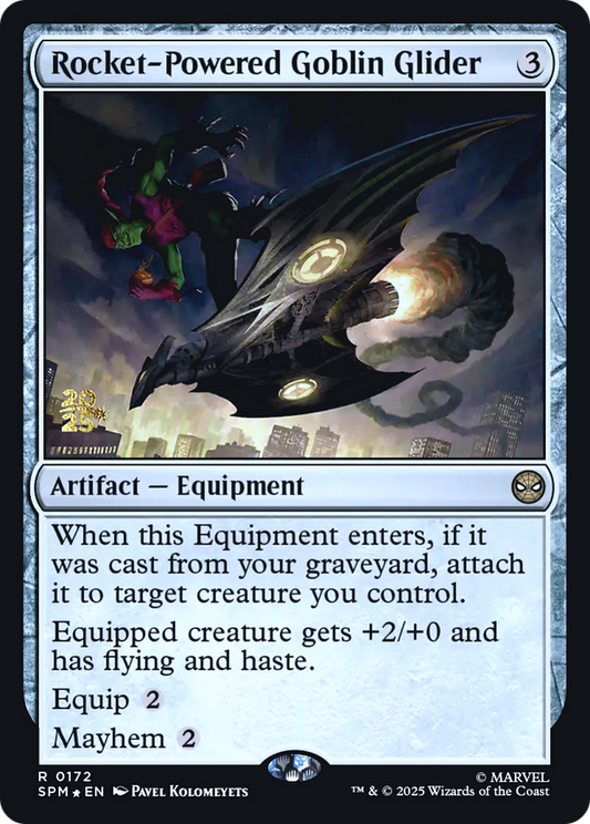 Rocket-Powered Goblin Glider (0172) (Prerelease) - Foil pspm