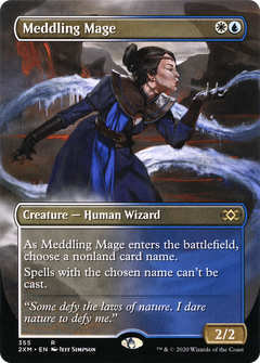Meddling Mage (355) (Borderless)