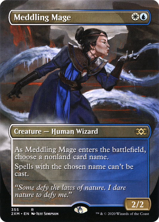 Meddling Mage (355) (Borderless)