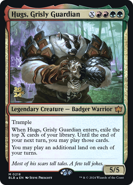 Hugs, Grisly Guardian (0218) (Prerelease) - Foil